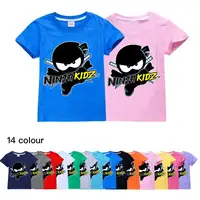 NINJA KIDZ 3D T Shirt Casual Summer Short Tees Kids Cartoon Graphic T Shirts Boys Clothing Harajuku Anime Tshirt 2-16 Years 1
