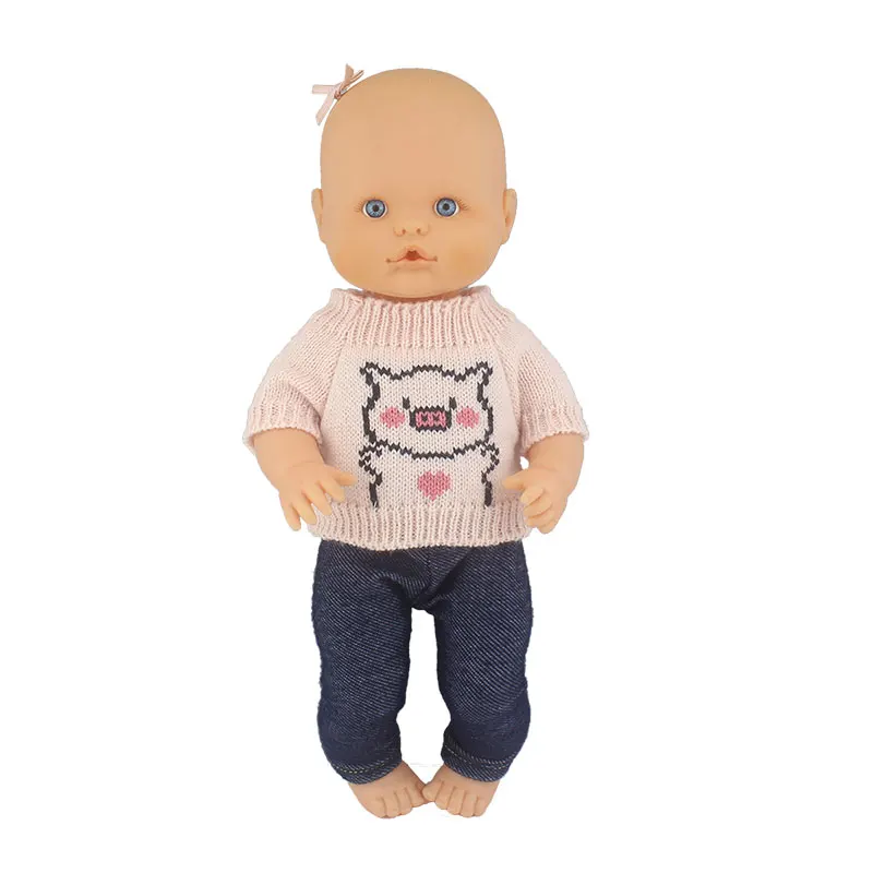 Pullover + Hosen Neue Puppe Kleidung Anzug Für 32 cm Nenuco Baby Puppe 12 13 zoll Bebe Puppe Zubehör – Detail 20