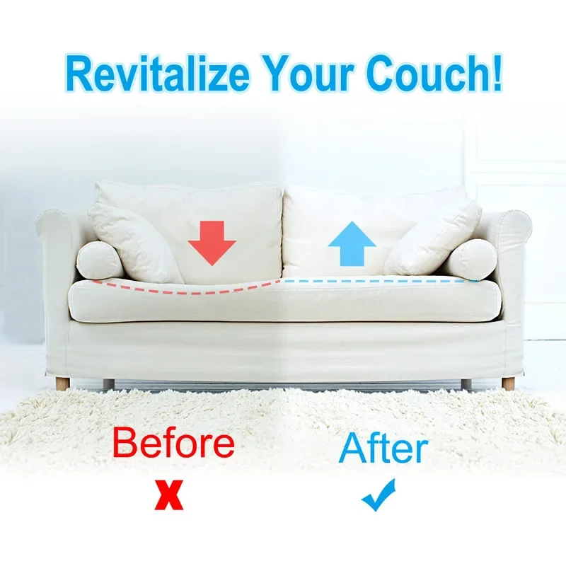 Sofa Cushion Pads For Sagging Seats 3Pcs Couch Cushion Support