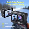 4K Ultra HD Action Camera WiFi 170D Touch Screen 30m Go Waterproof Professional Helmet Video Recording Camera Remote Control 4
