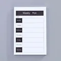 Weekly plan