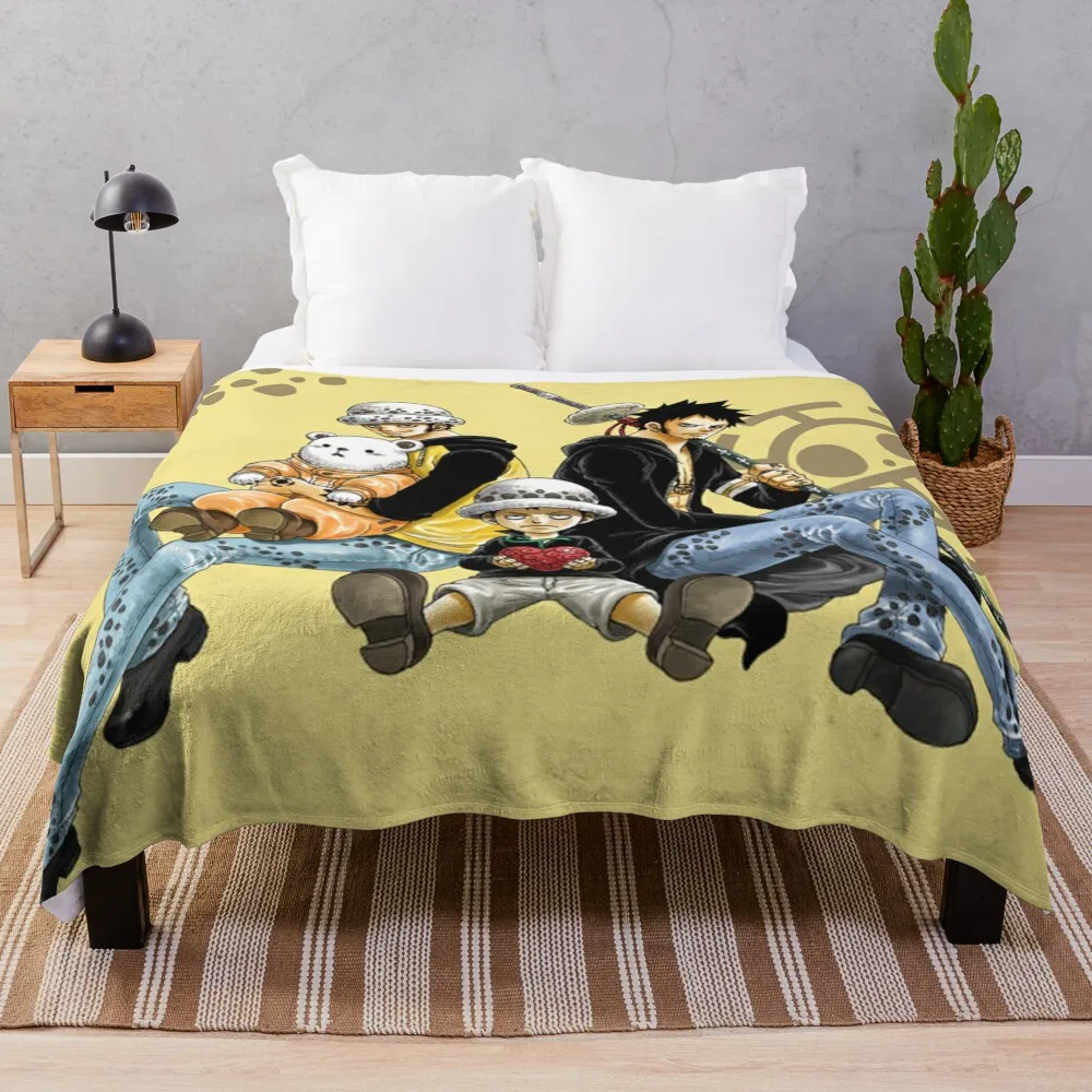 TrafalgarLawThePhrasesofGrowingUpThrowBlanketchristmas