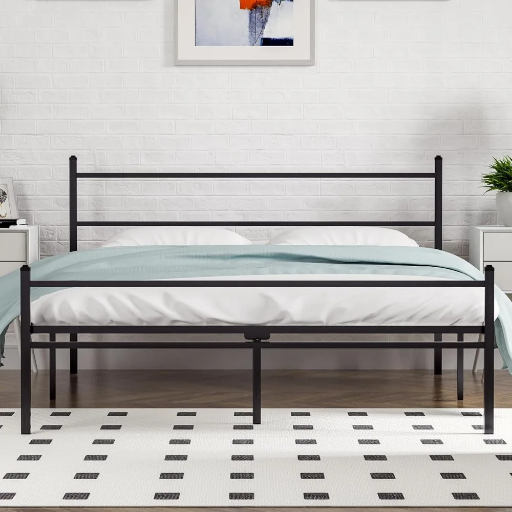 

Sturdy Bed Frames Noise Free Queen Bed Frame No Box Spring Neededfreight Free Bedroom Furniture Home