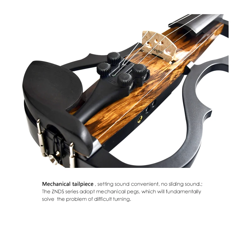 Kinglos factory direct electric acoustic violins ZNDS2303 series string instruments