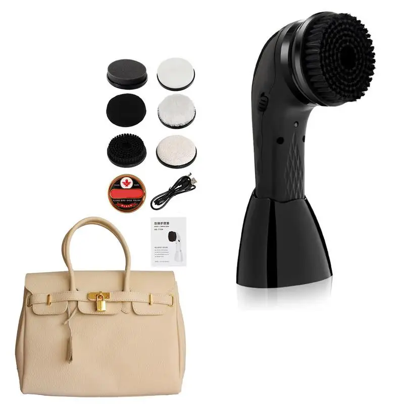 

Handheld Electric Shoe Polisher Multifunctional Shoe Brush Automatic Shoe Polishing Cleaning Machine Chargeable Leather Care