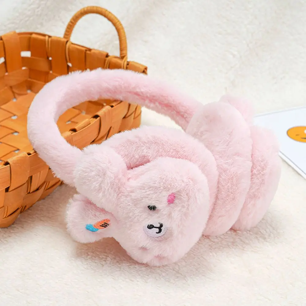 Outdoor Winter Plush Soft Rabbit Windproof Women Earmuff Cartoon Kids Ear Cover Cute Earflap