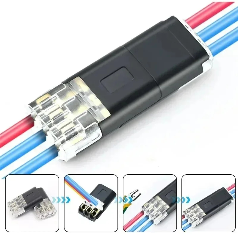 Waterproof Automotive Electrical Connector – 3-Pin Plug for Car Wire Cable and Strip Terminal Connections