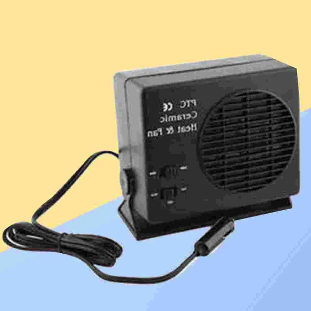 

12V Portable Electric Vehicle Car Heater Fan Windscreen Demister Defroster with Plug (Black)