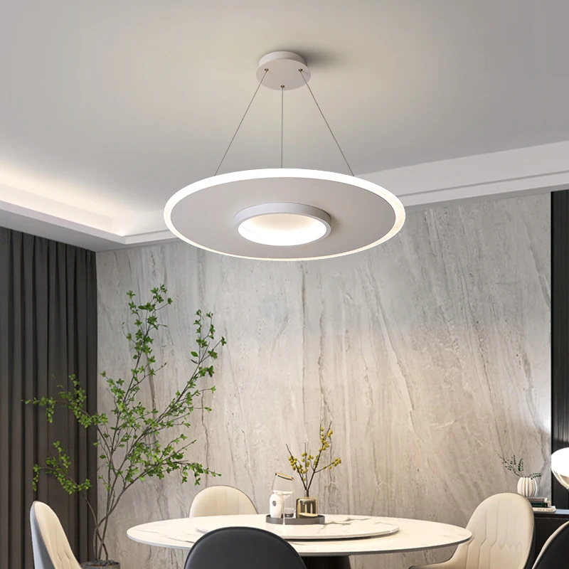 

JJC Modern Simple Style Indoor Chandelier Indoor Lighting Living Room Chandelier Intelligent Control Of Art Handelier