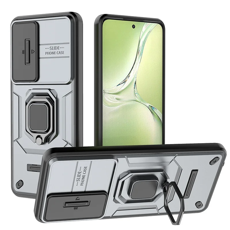 Armor Shockproof Case with Ring Magnetic Stand and Holder