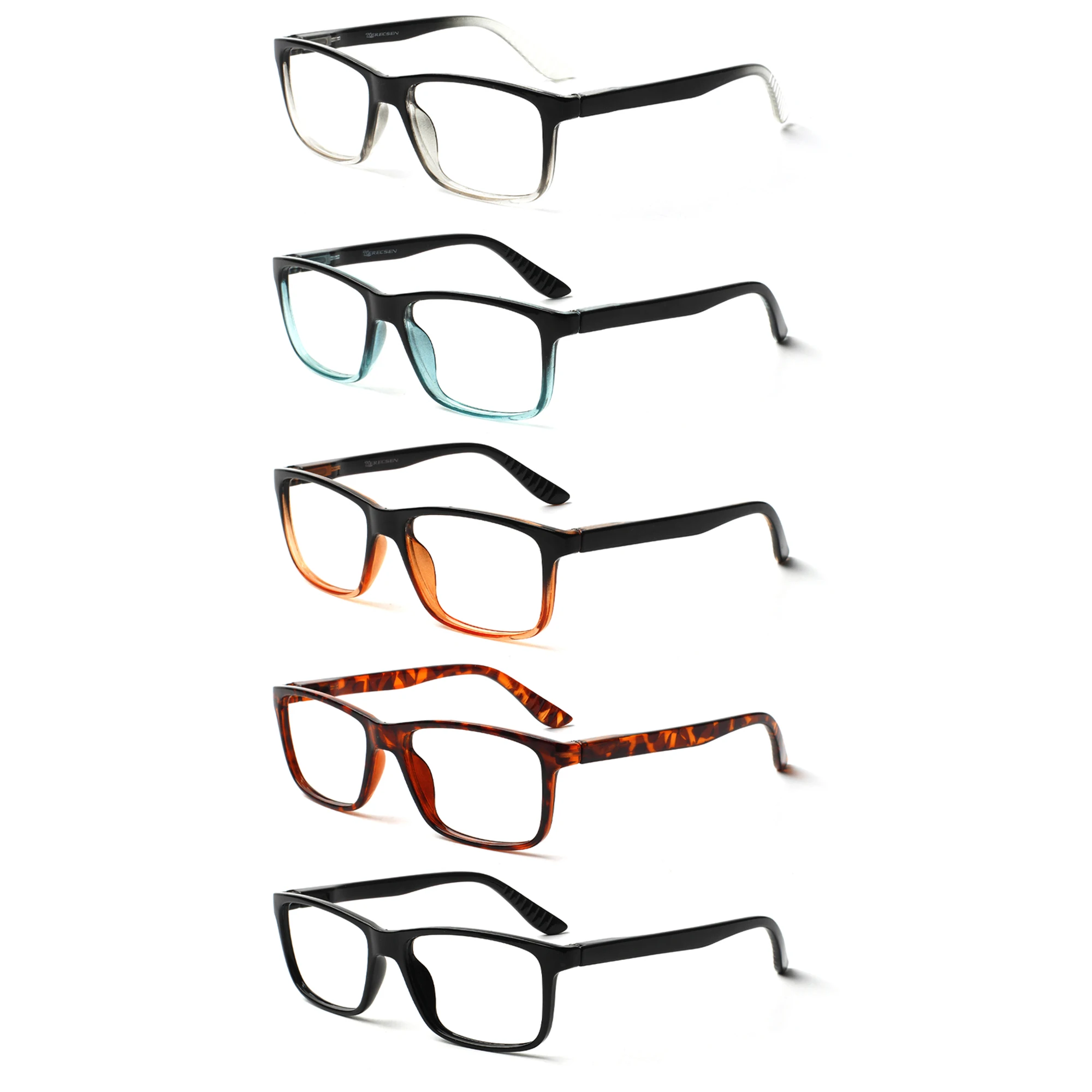

Turezing Reading Glasses Anti-Reflective Spring Hinge Men Women Readers Eyeglasses Diopter +0, +50, +75, +100, +200...+600
