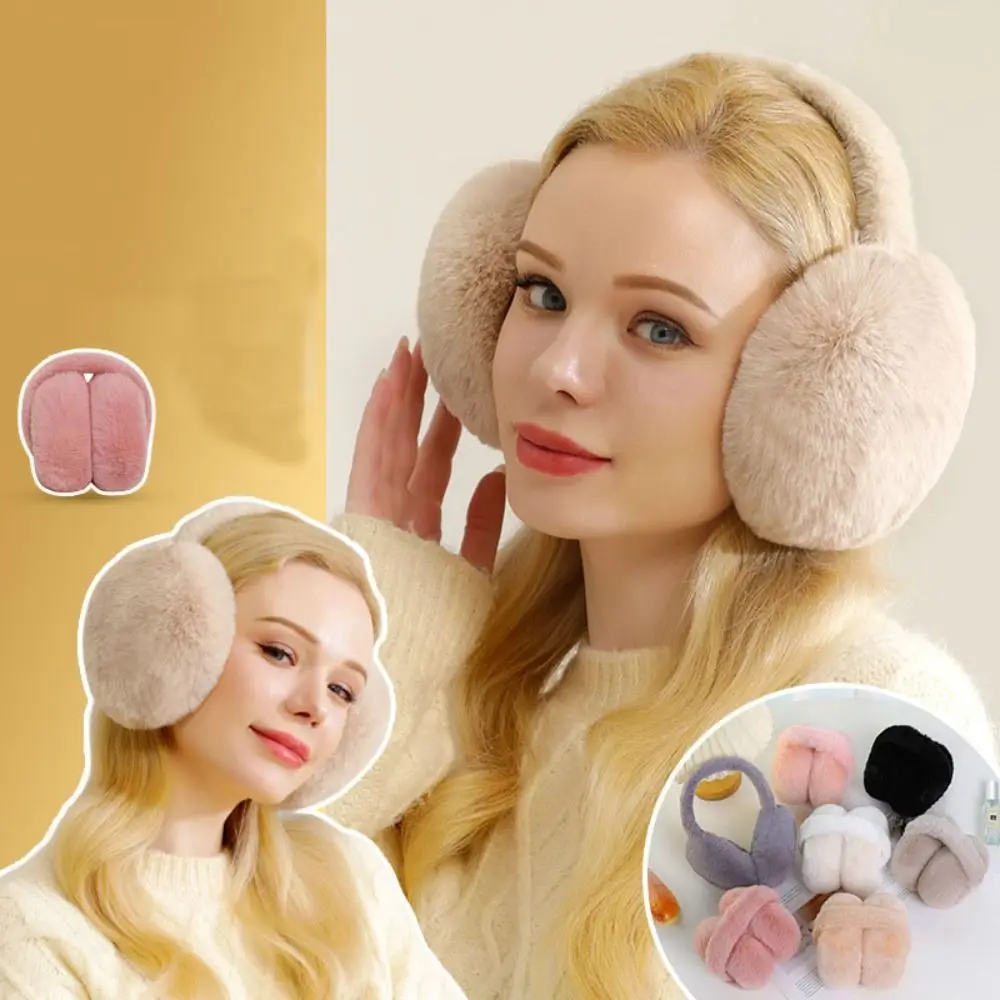 Plush Ear Warmer Earmuffs for Cold Weather