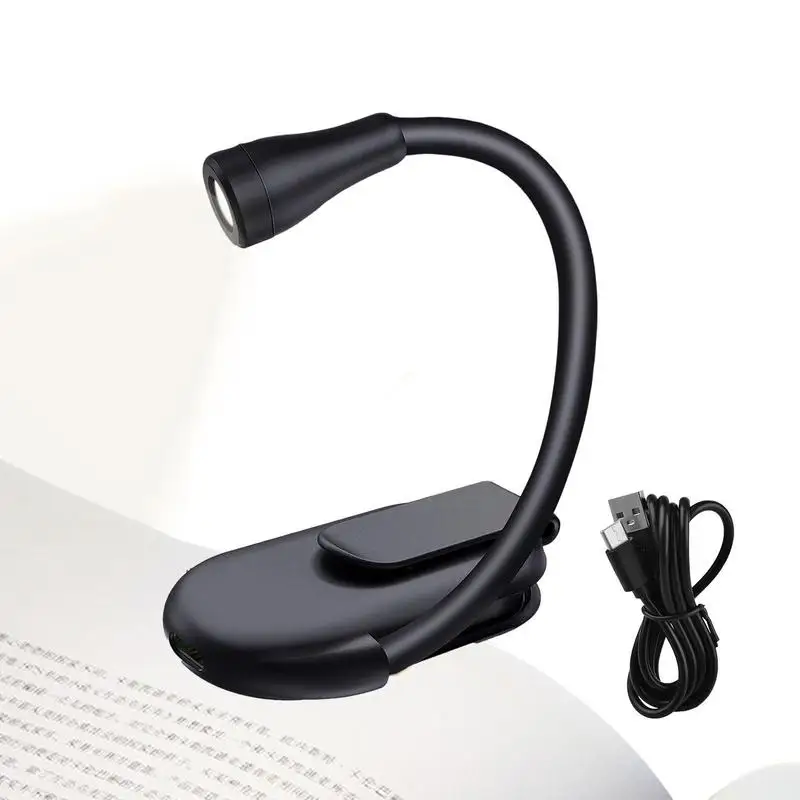 

Clip On Light Bedside Book Light Rechargeable Clip On Lamp For Bed Portable USB Charging Model For Outdoor Travel Or