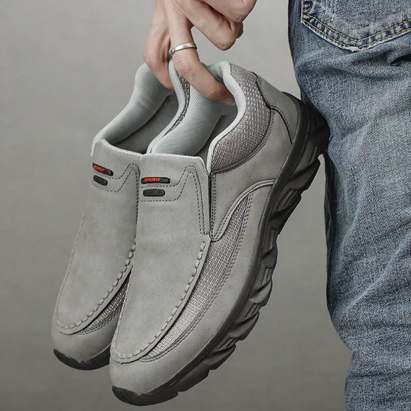 Men's Sneakers Lightweight Loafers Comfortable Men Casual Slip on Walking Shoes Breathable Male Business Shoes Driving Footwear 4
