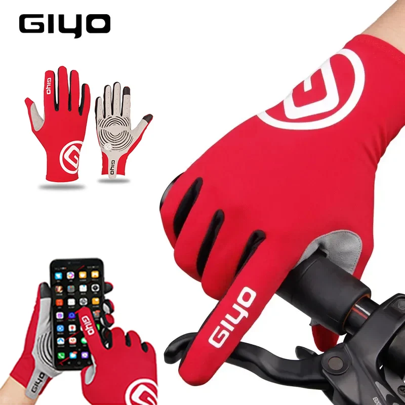 GIYO Cycling Gloves Full Finger Anti-Slip for MTB Road Bike