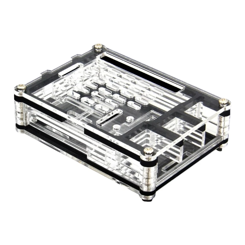 

Прозрачный акриловый чехол для RaspberryPi5 ПК, прозрачная крышка, защита дисплея материнской платы F0T1
