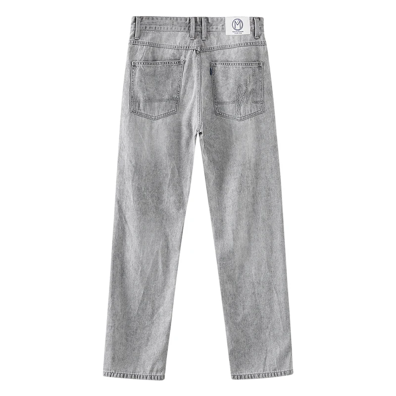 Metersbonway Hole Jeans Men Perforated New Summer Classic Standard Straight Leg Jeans Pants Brand High Quality Denim Trousers