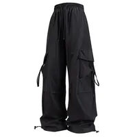 Women Cargo Pants Fashion Loose Comfortable Breathable Lightweight Multiple Pockets Cargo Long Pants Fitness Running Casual Pan - Image 6