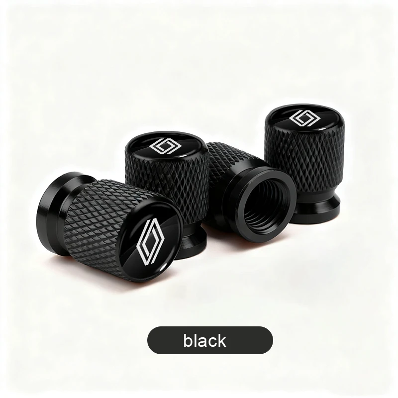 Premium Waterproof Car Tire Valve Caps - Set of 4