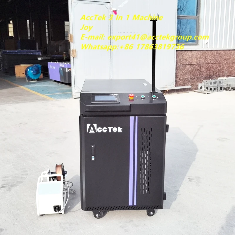 

New Style 1000W 1500W 2000W 3000W Handheld Continuous Fiber Laser Cleaning Machine To Remove Rust And Paint Cutting Welding