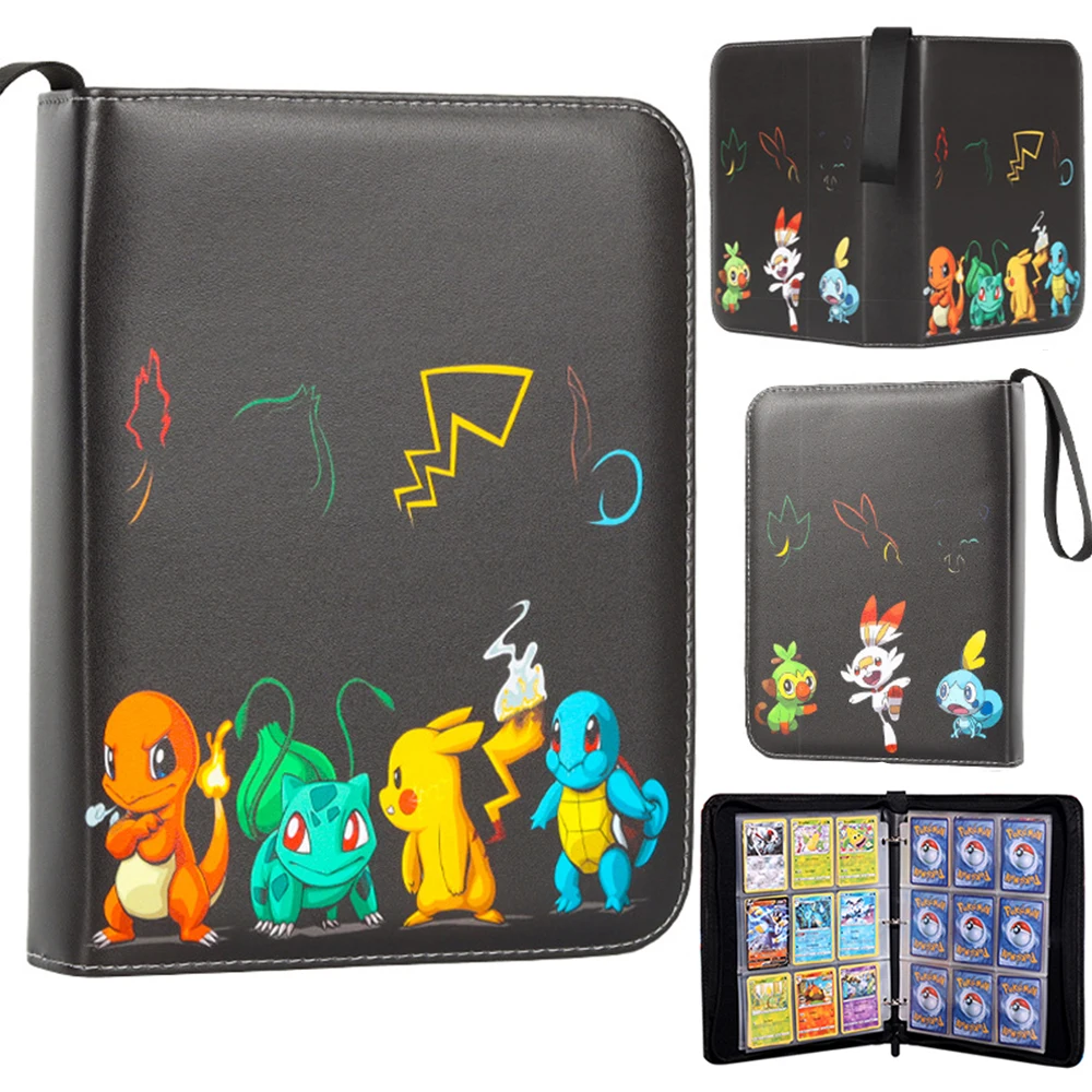 25/50 pagine possono contenere 200-400 pezzi porta carte Album Pokemon Box porta  carte per Pokemon porta carte libro di carte da gioco