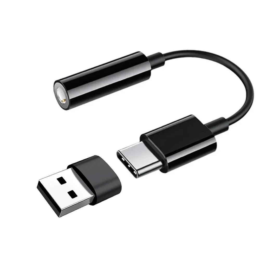 Universal USB to 3.5mm Audio Adapter - External Sound Converter
