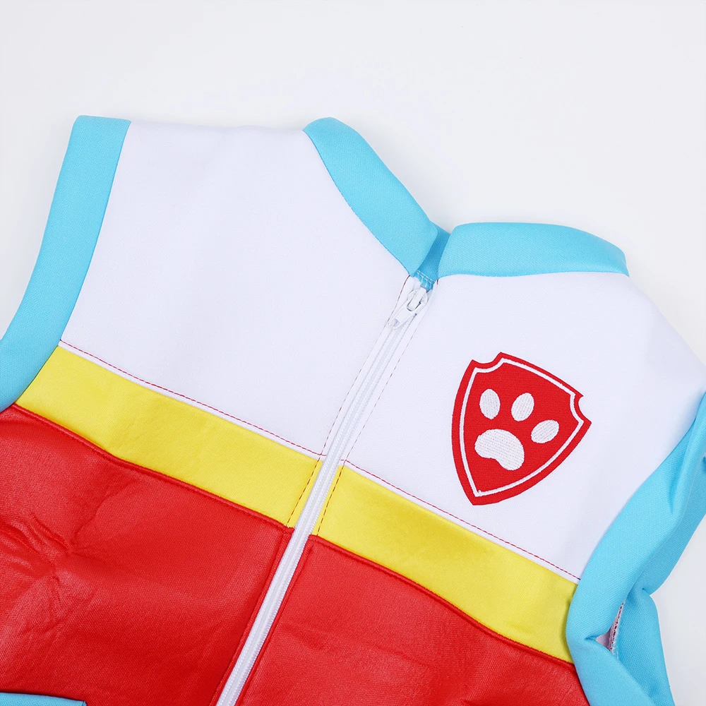 Dog Patrol Ryder Captain Kids Vest Cosplay Costume Boys Top Carnival Halloween Costume superhero cosplay costume kids cosplay costume
