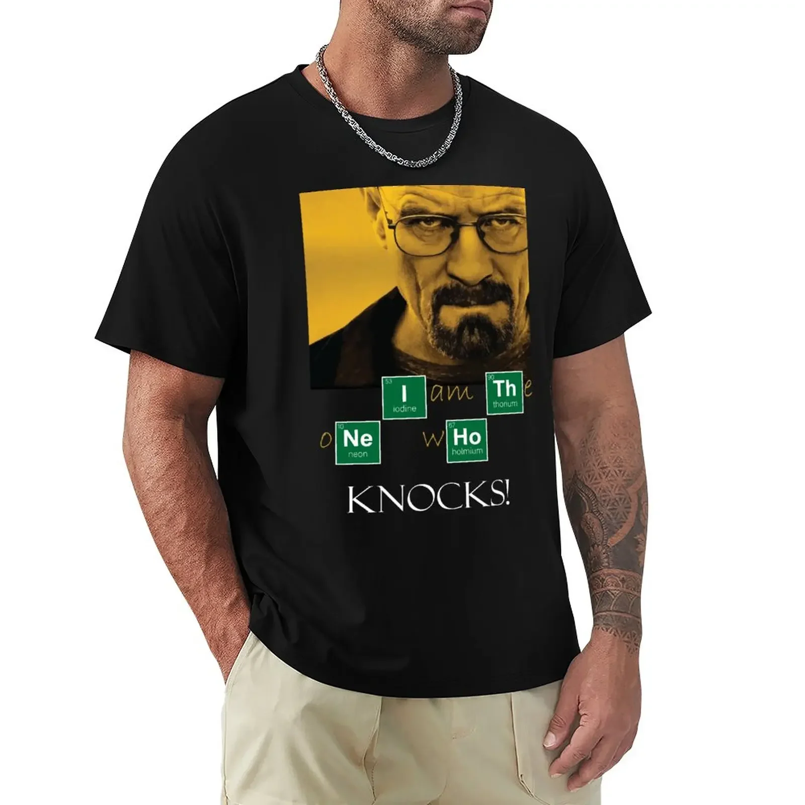 

I am the one who knocks Breaking Bad T-Shirt customs quick-drying plus sizes quick drying t shirt for men