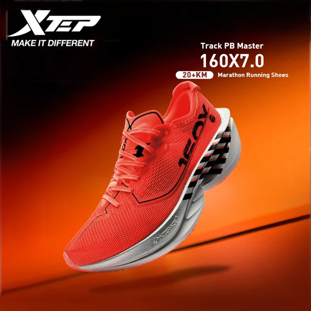 Xtep 160X 7.0 chaussures de course 2025 professionnel Marathon amorti choc baskets Combat PB plaque de carbone chaussures de Sport 975319110039 1