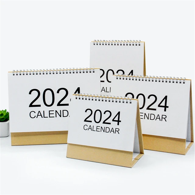 Mini Calendar Calendar Desk Flip Table Standing Planner 2024 Tabletop  Desktop Monthly Daily Tear Off Pad Weekly Up Stand Mini - AliExpress