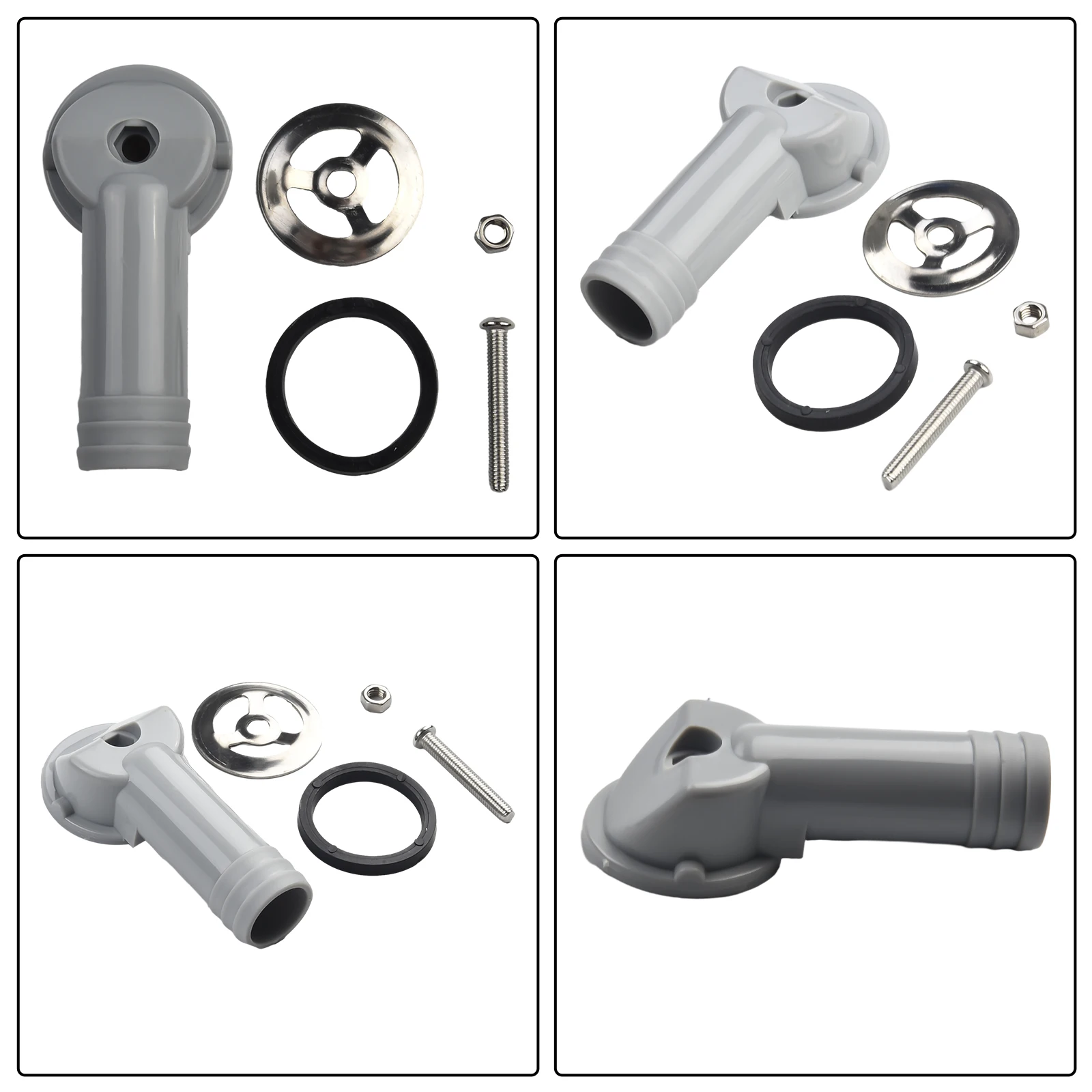 Overflow Head Overflow Hole Basin Hole Drainage Waste Fitting Drainage Water Hose Joint Round Square