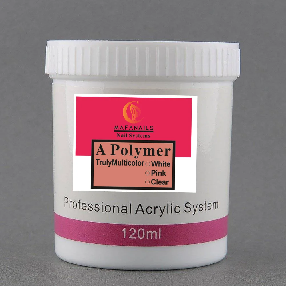 120/150ML 4.23OZ Pink Clear& White Acrylic Powder No Need Nail Lamp Long-Lasting Acrylic Nail Powder For Nail Extension Carving 6