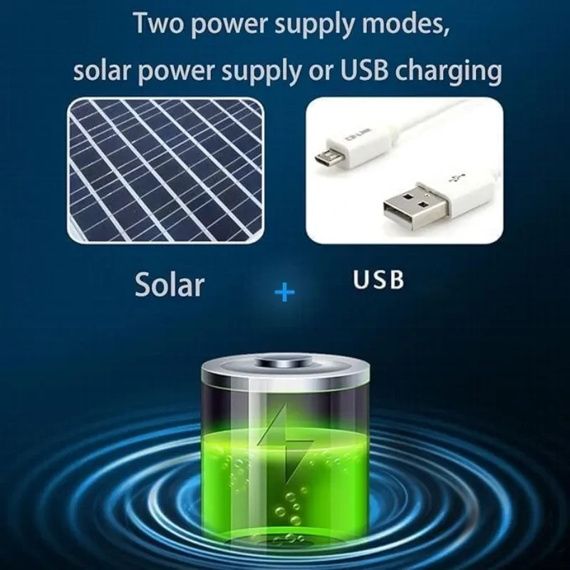 Sun Hat Men Fashion Wide Brim Solar Fan Hat UPF50+ Sun Protection with Dual Power Solar USB Adjustable Outdoor Beach Fishing Hat