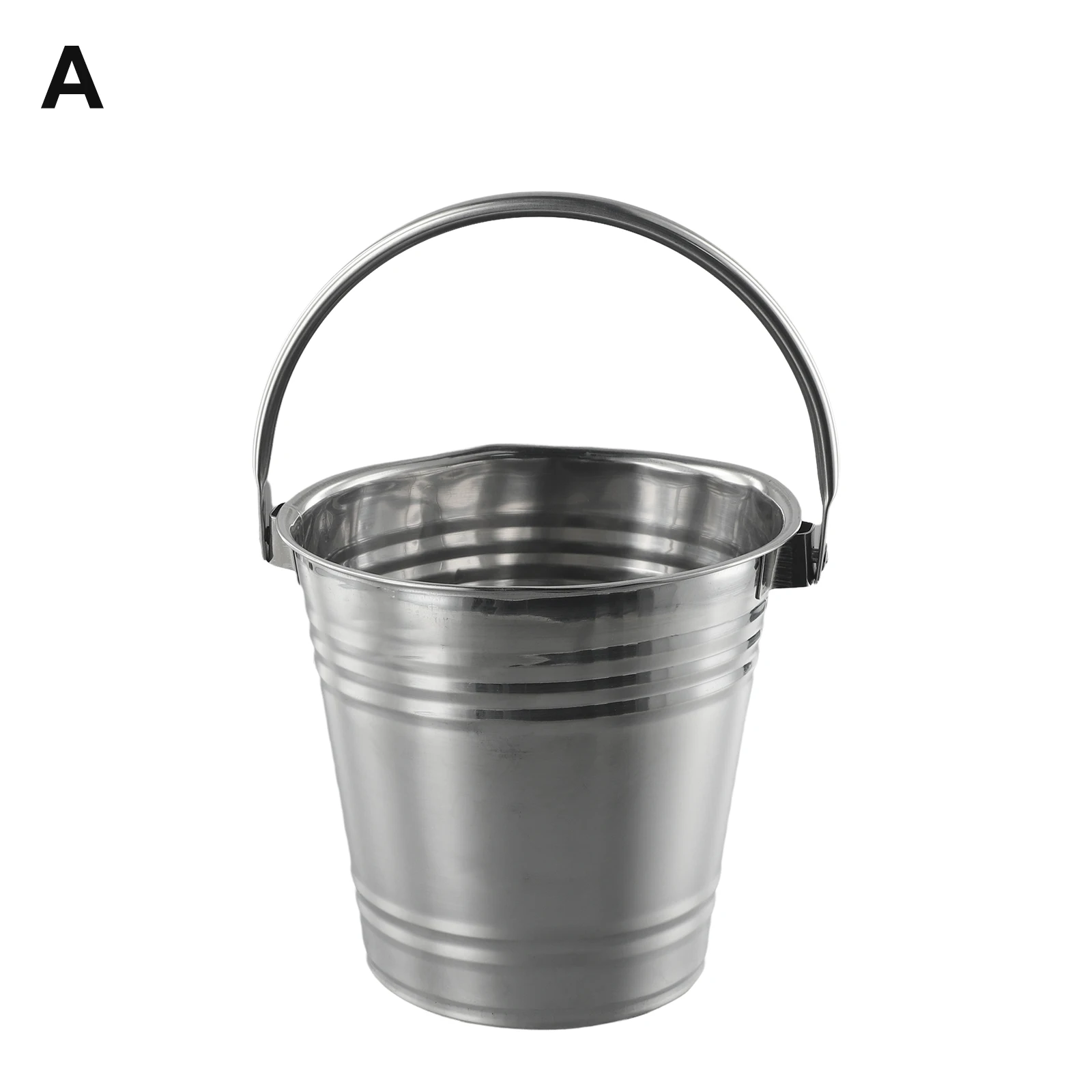 Stainless Steel Ice Bucket Bar Ice Bucket Creative Mini With Clip Beer Red Wine Household Creative Cube