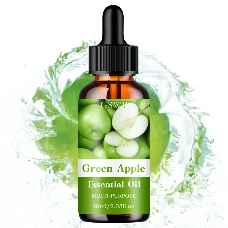 Green Apple Essential Oil - Deep Hydration & Lift for Hair, Face, and Nails