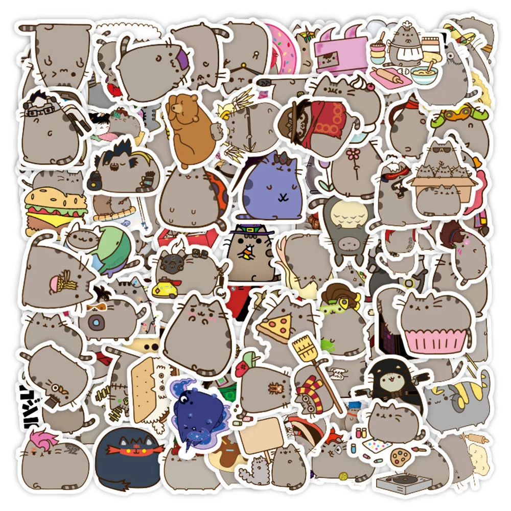 50 100pcs decorative protectors corner bracket embellishment scrapbook bulbs 23 5mm upholstery nails tack tablets 10/30/50/100pcs Cute Chunky Cat Stickers Kawaii Cartoon Decal Notebook Laptop Scrapbook Decorative Stationery Sticker Kids Toy