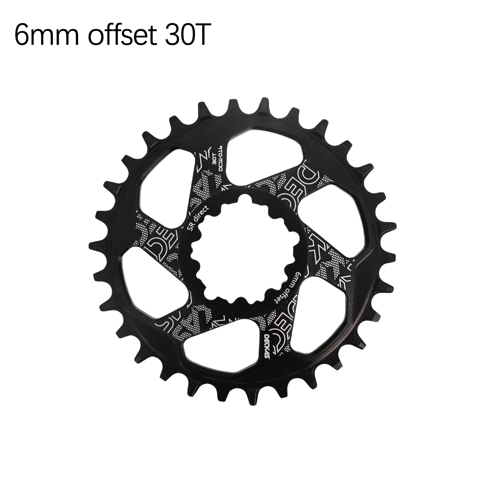 Deckas ラウンドチェーンリング 6mm 3mmオフセット ダイレクトマウント