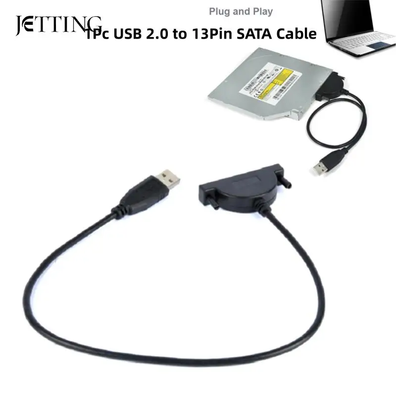 USB 2,0 к 6 + 7 13 Pin 6P 7P 13 P тонкий кабель SATA шнур внешний источник питания для ноутбука