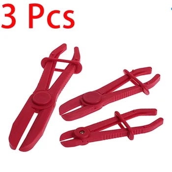 3Pcs/Set Hose Tube Clamp Pliers Tool Brake Fu3Pcs/Set Hose Tube Clamp Pliers Tool Brake Fuel Water Line Clamp Pliers for Car Repair Hose Clamp Removal Hel Water Line Clamp Pliers for Car Repair Hose Clamp Removal Hand Tool 1