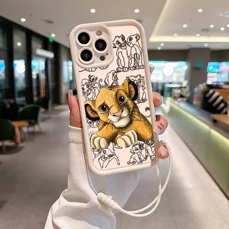 ディズニー-ライオンキングソフトフォンケース,Apple iPhone 16, 15