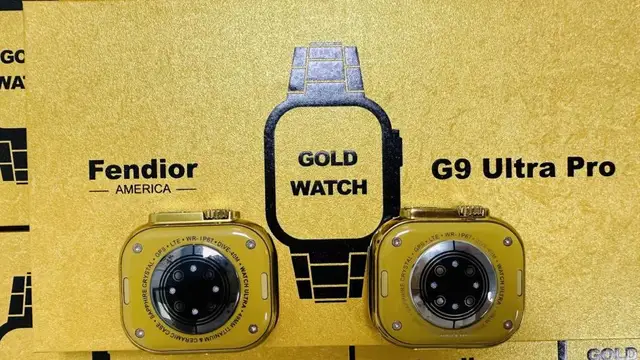 Smartwatch G9 Ultra PRO Gold de 49 mm Serie 9 + Set de Correas