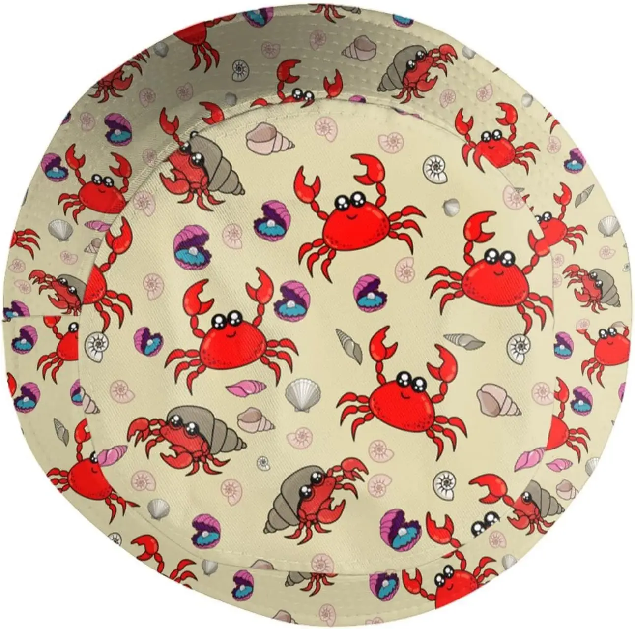 Cute Cartoon Hat for Women Men,Bucket Hats Summer Fisherman Cap Travel Beach Hat Packable Sun for Adults Teens