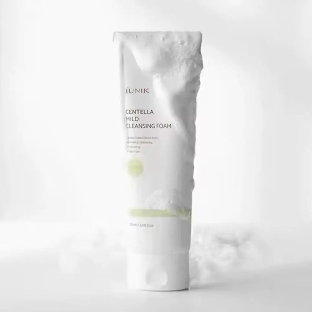 منظف IUNIK Centella Asiatica 120 مل، غسول وجه رغوي...