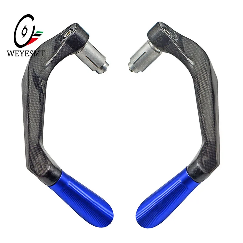22mm Protector Handlebar Motorcycle Proguard Brake Clutch Systems Levers Protect Guard Autobicycle Handgrip Carbon fiber+Aluminu