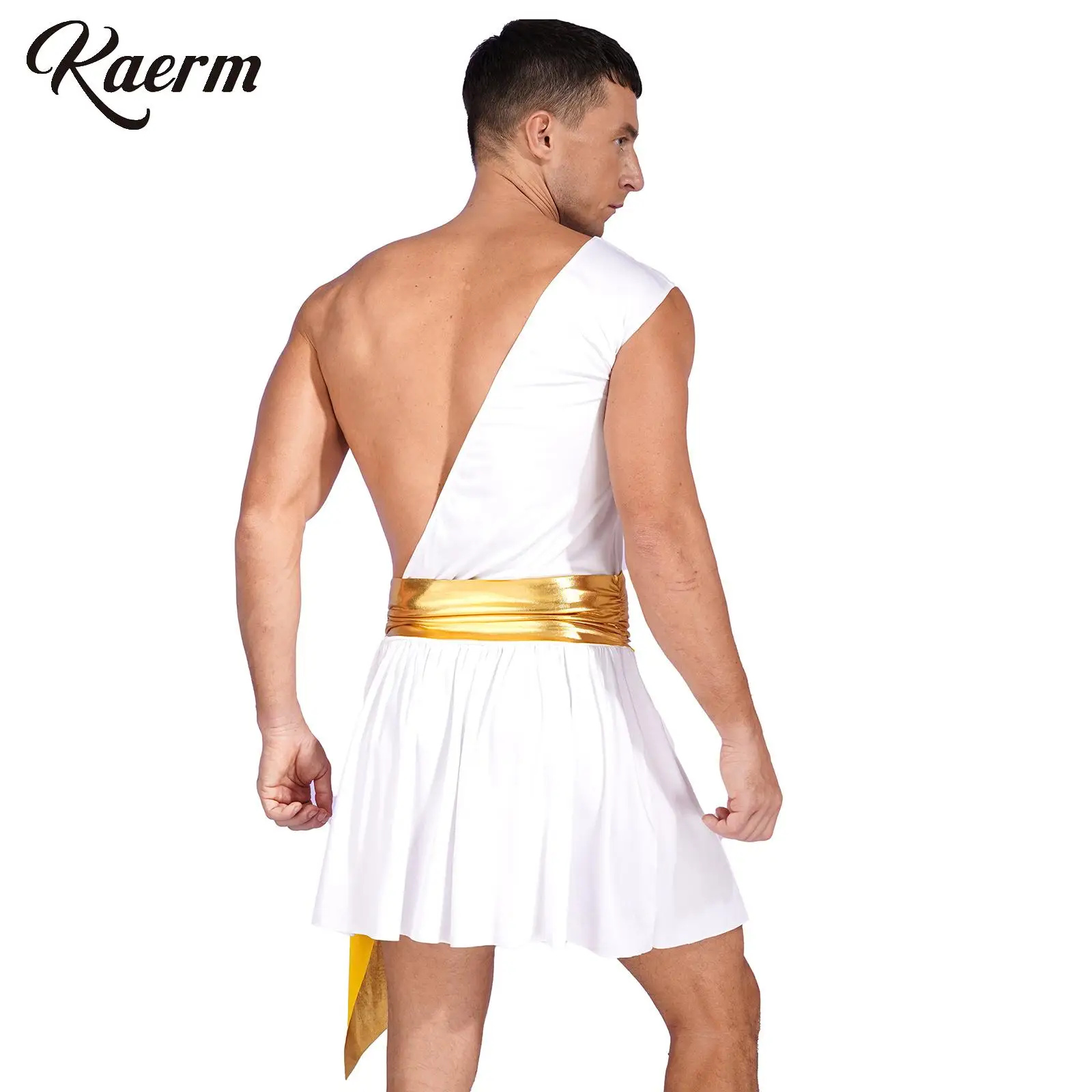 

Men's Roman Gladiator Costume Greek God Halloween Cosplay Dress-up Ancient Armor Soldier Uniform Medieval Knight Warrior Sets