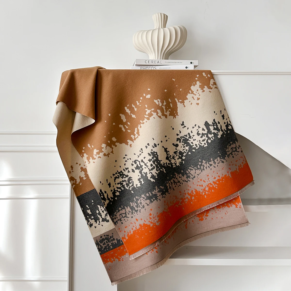 2025 Luxury Winter Cashmere Scarf Women New Design Warm Pashmina Blanket Poncho Scarves Female Print Shawl Thick Foulard Bufanda