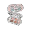 Flower Knows black Swan Ballet Eyeshadow Palette Matte Fine Shimmer Pearl Face Palette 6 Colour Glitter Eye Shadow