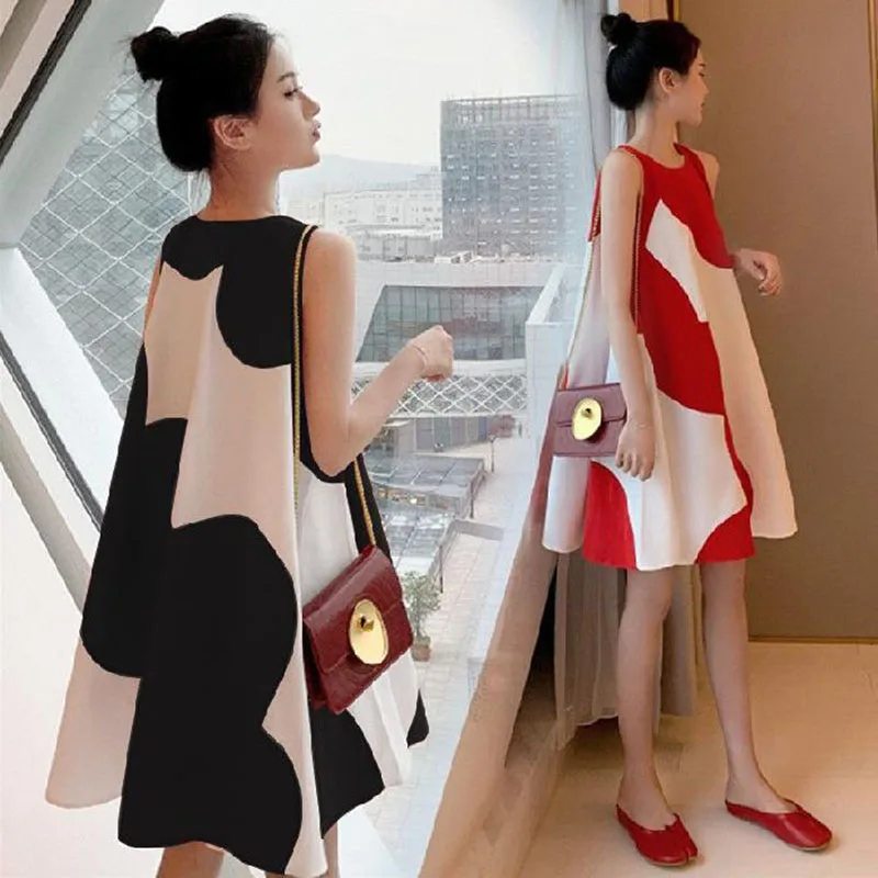 Korean Version Loose Maternity Dress for Pregnant Women