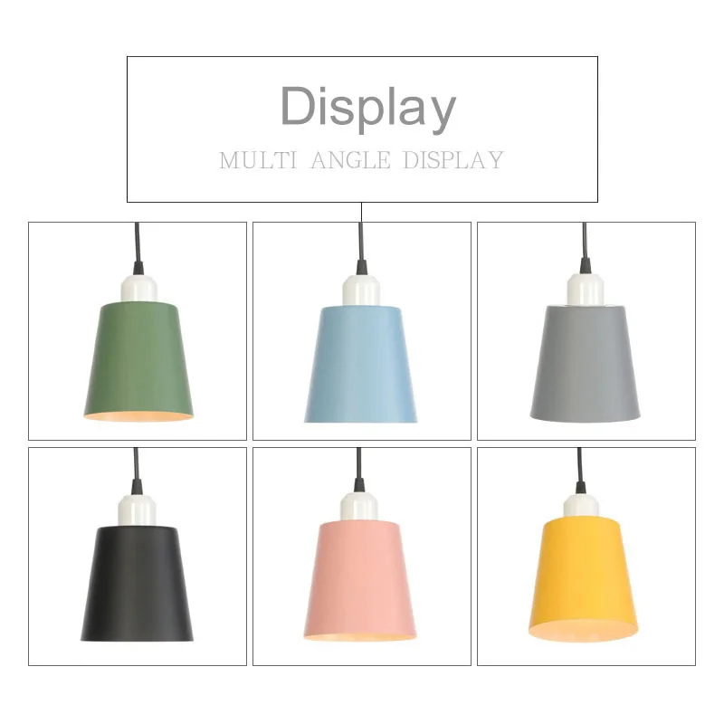 Nordic Pendant Lights Indoor Lighting Hanging Lamp Room Decoration Hotel Restaurant Creative Aisle Corridor Retro Color Light images - 6