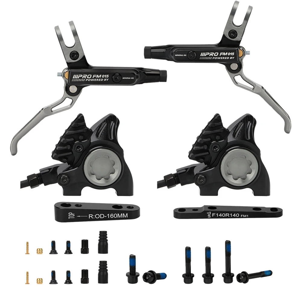 

Powerful IIIPRO Hydraulic Disc Brake Caliper for Road Bikes 2 Piston Flat Mount Supports 140mm and 160mm Rotor Sizes